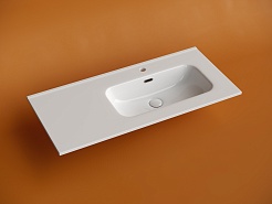 Ceramicanova Мебельная раковина Element 101 чаша справа CN7003R белая – фотография-2